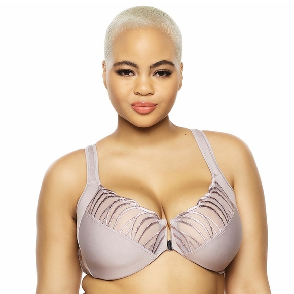 FURLOUGH SALE Paramour Angie Front Hook Minimizing Bra - Sz 34G US - Picture 6 of 7